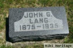 John G. Lang