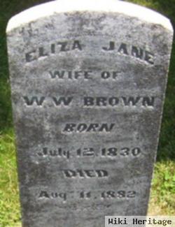 Eliza Jane Bryant Brown