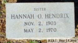 Hannah O. Hendrix