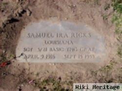 Sgt Samuel Ira Ricks