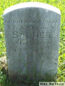 Infant Daughter Sauder