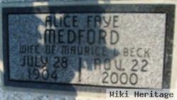 Alice Faye Medford Beck