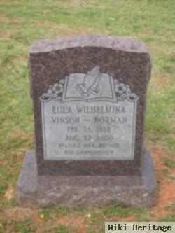 Eula Wilhelmina Vinson Norman