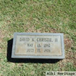 David K Christie, Ii