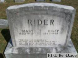 Mary Davis Rider