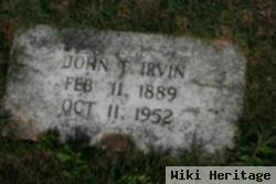 John T Irvin