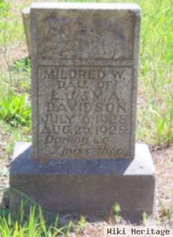 Mildred W. Davidson