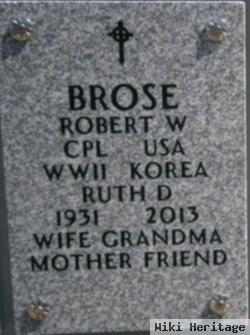 Ruth D Brose