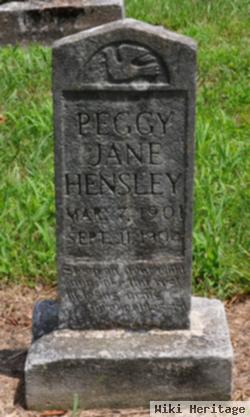 Peggy Jane Hensley