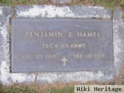 Benjamin E Hamel