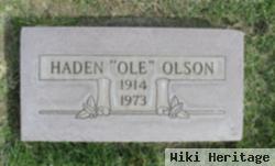 Haden "ole" Olson