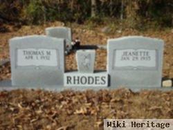 Thomas M Rhodes