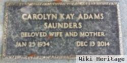 Carolyn Kay Adams Saunders