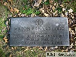 Milton Edward Long