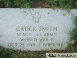 Sgt Cader Smith