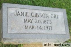 Janie Gibson Ort