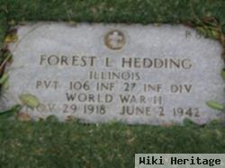 Pvt Forest L Hedding