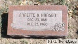 Annette K. Hansen