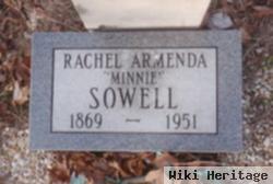 Rachel Armenda "minnie" Sowell