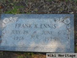 Franklin Kerfoot "frank" Ennis