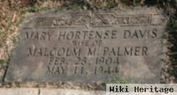 Mary Hortense Davis Palmer