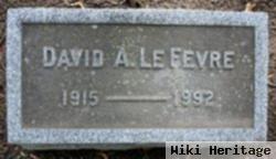 David A Lefevre