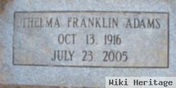 Thelma Franklin Adams