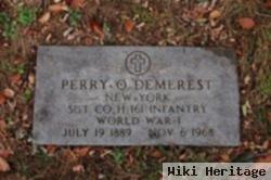 Perry O Demerest