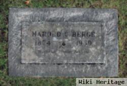 Harold C Berge