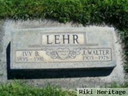 J. Walter Lehr