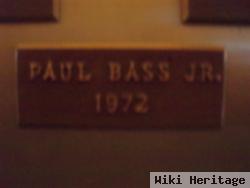 Paul Bass, Jr