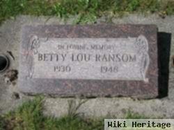 Betty Lou Ransom