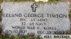 Pfc Leland George Timson