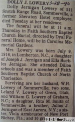 Dolly Jernigan Lowery