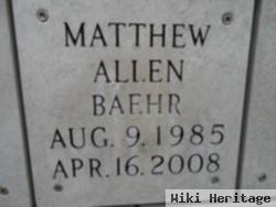 Matthew Allen Baehr