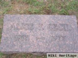 Alice Frances Wiley Cecil