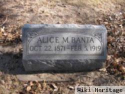 Alice M. Banta