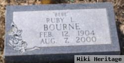 Ruby L. "bebe" Bourne