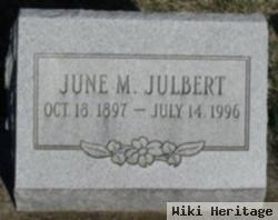 June M Julbert