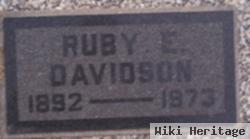 Ruby E. Davidson