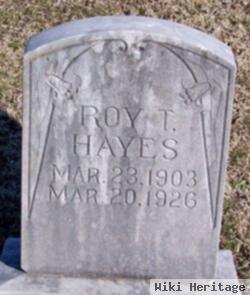 Roy T Hayes