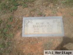 Willie Mae "billie" Rhodes Yarbrough