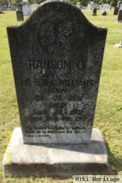 Ransom O Williams