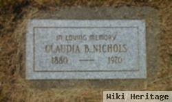 Claudia B Nichols