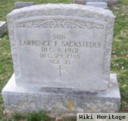 Lawrence F Sacksteder