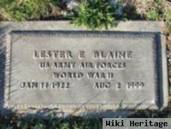 Lester Eugene Blaine