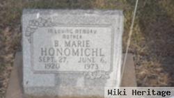 Bertha "marie" Streck Honomichl