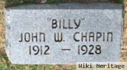 John William "billy" Chapin