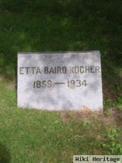 Henrietta "etta" Baird Kocher