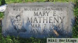 Mary E Murray Matheny